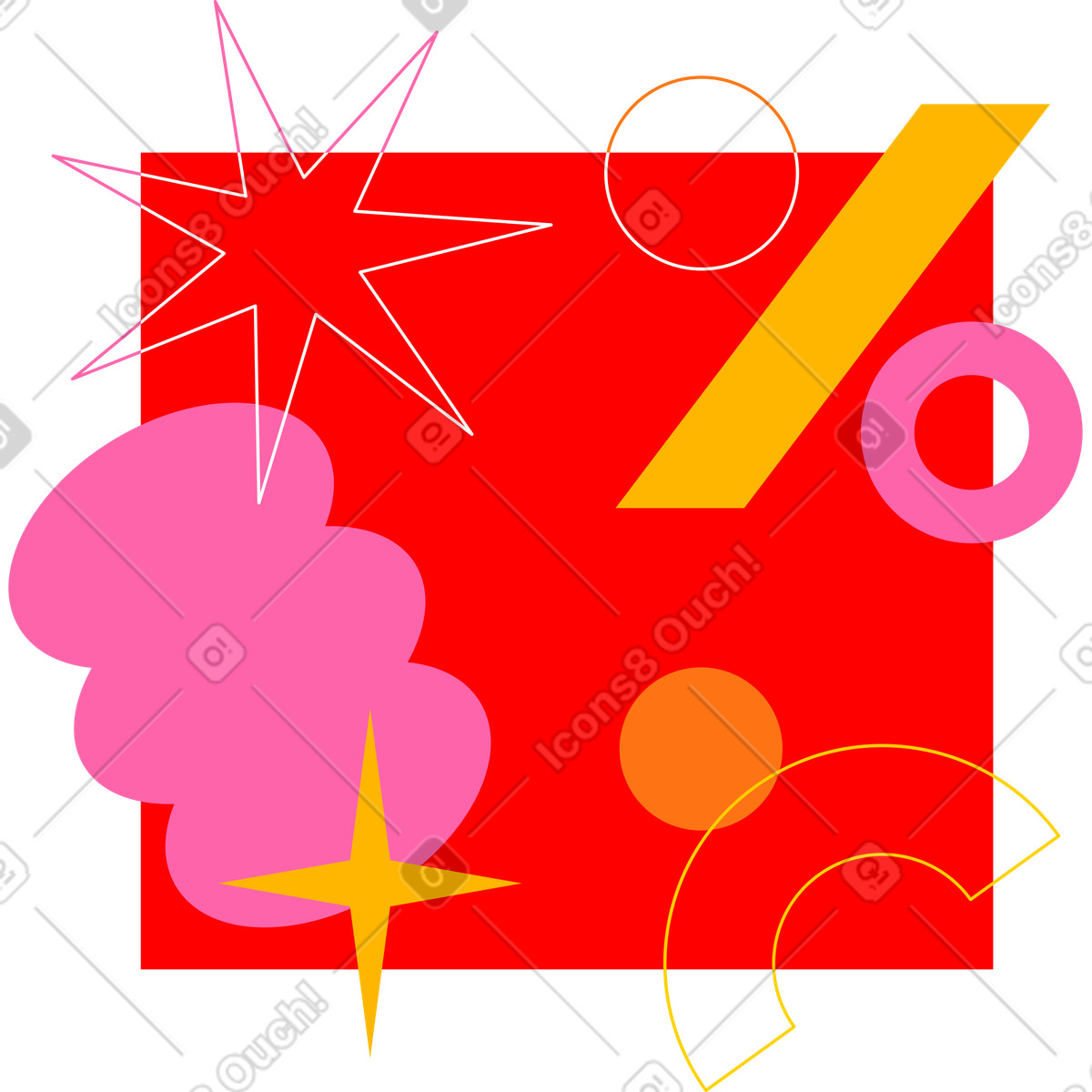 Typography スタイルの Abstract background with stars and percent のイラストをPNG、SVG形式でダウンロード