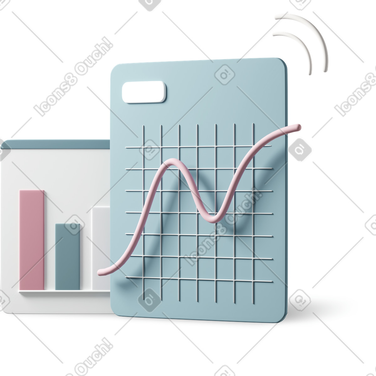 Web elements background illustration in PNG, SVG