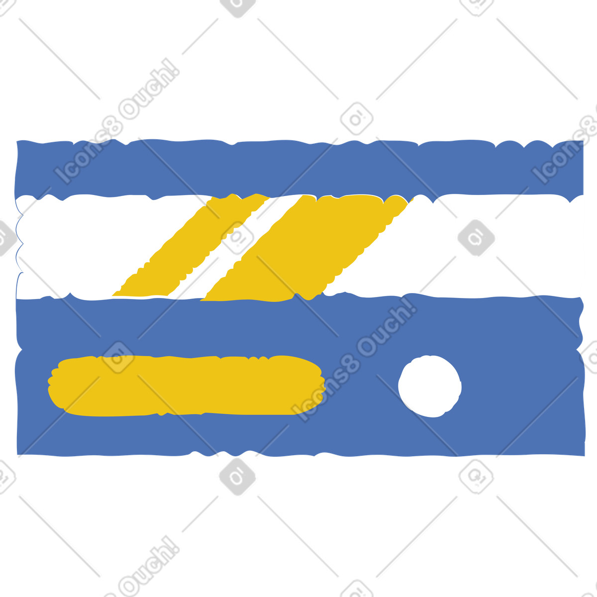 Kreditkarte zurück-Illustration im Bermuda-Stil als Download in PNG, SVG