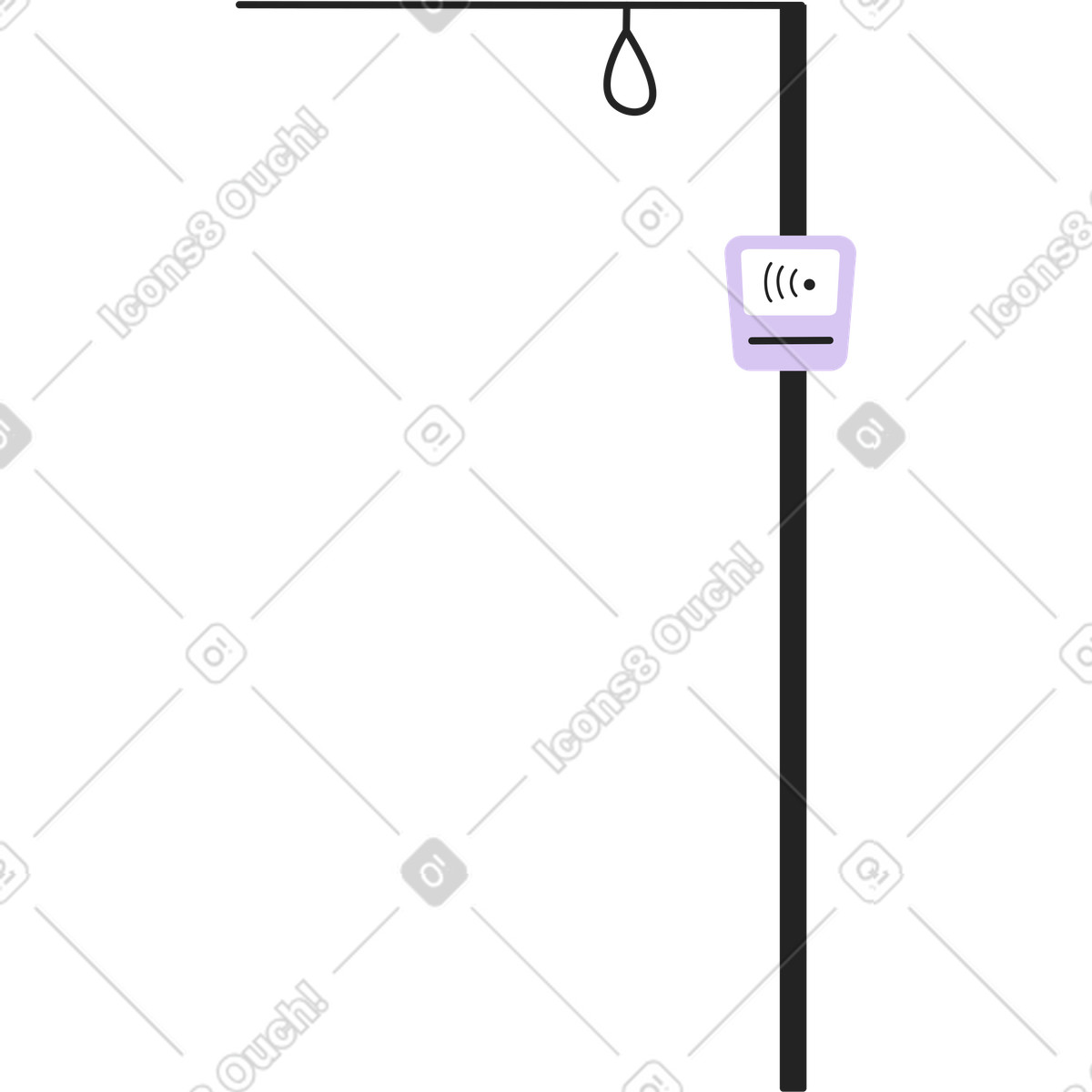 Sammy Line スタイルの チケットバリデーター のイラストをPNG、SVG形式でダウンロード