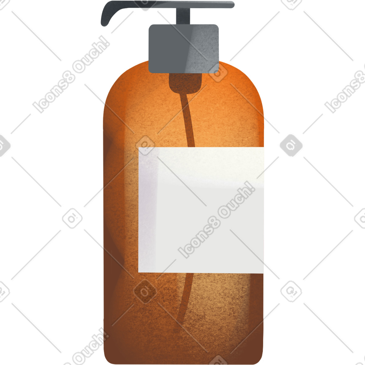下载 Shine 风格的 带分配器护理产品 插画，支持 PNG、SVG 格式