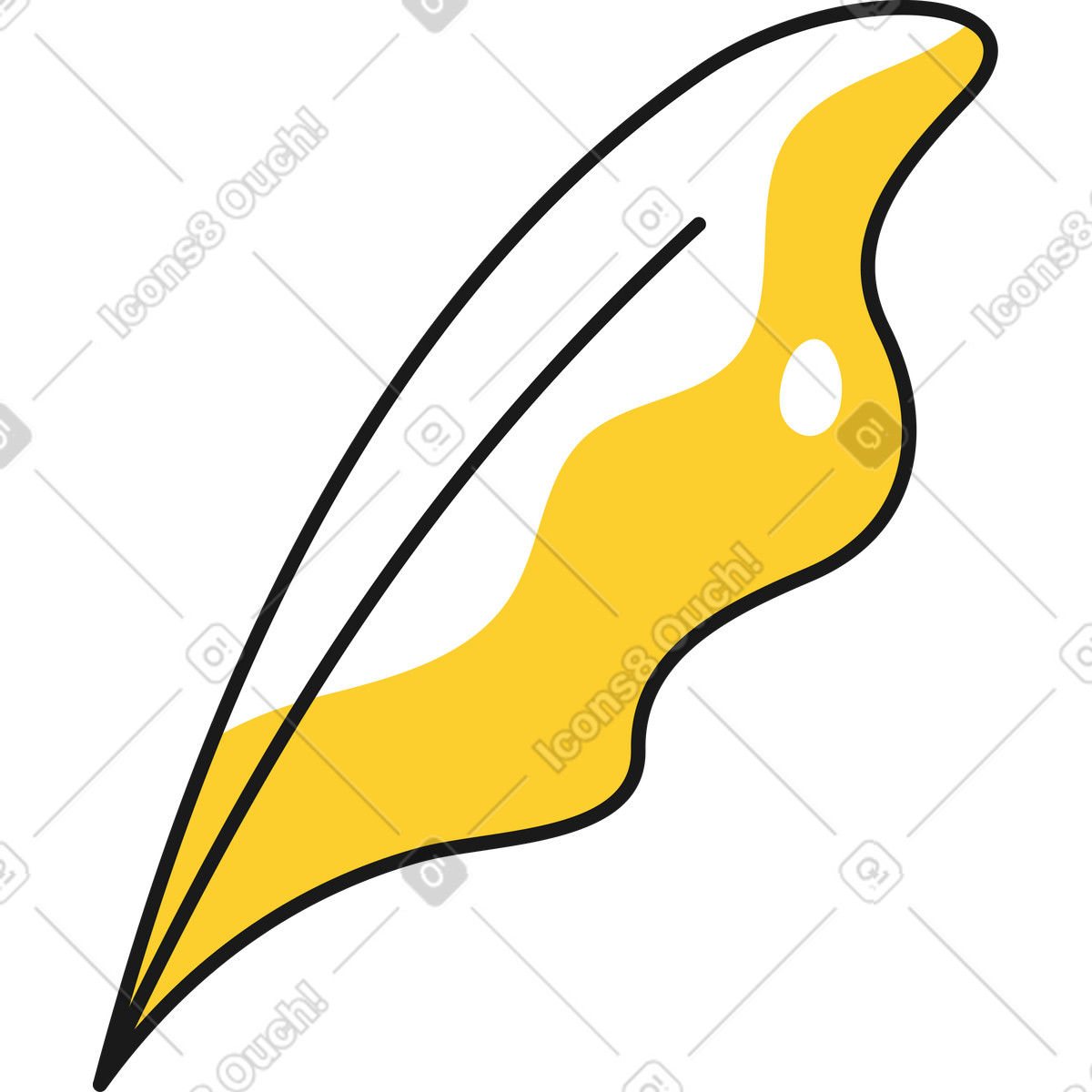 Taxi 스타일의 잎 일러스트레이션 PNG, SVG 다운로드