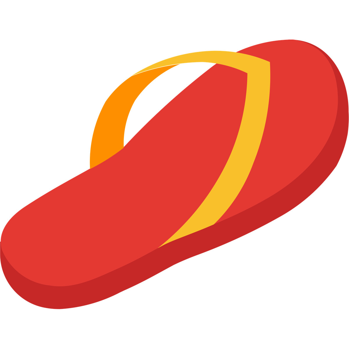 Ilustração de Right flip-flop em no estilo Fogg para baixar em PNG, SVG