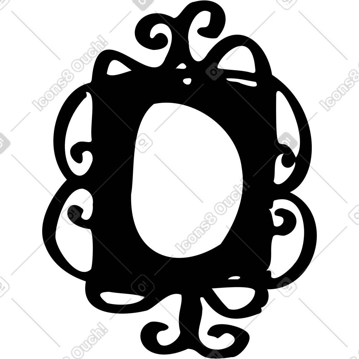 下载 Marks 风格的 带装饰的小框架 插画，支持 PNG、SVG 格式