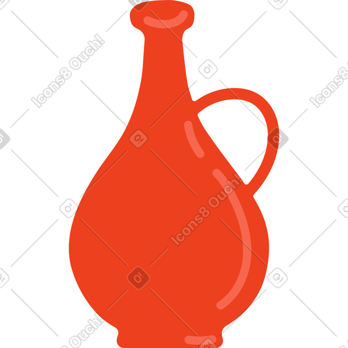 Vaso illustrazione in stile Arabica scarica in PNG, SVG