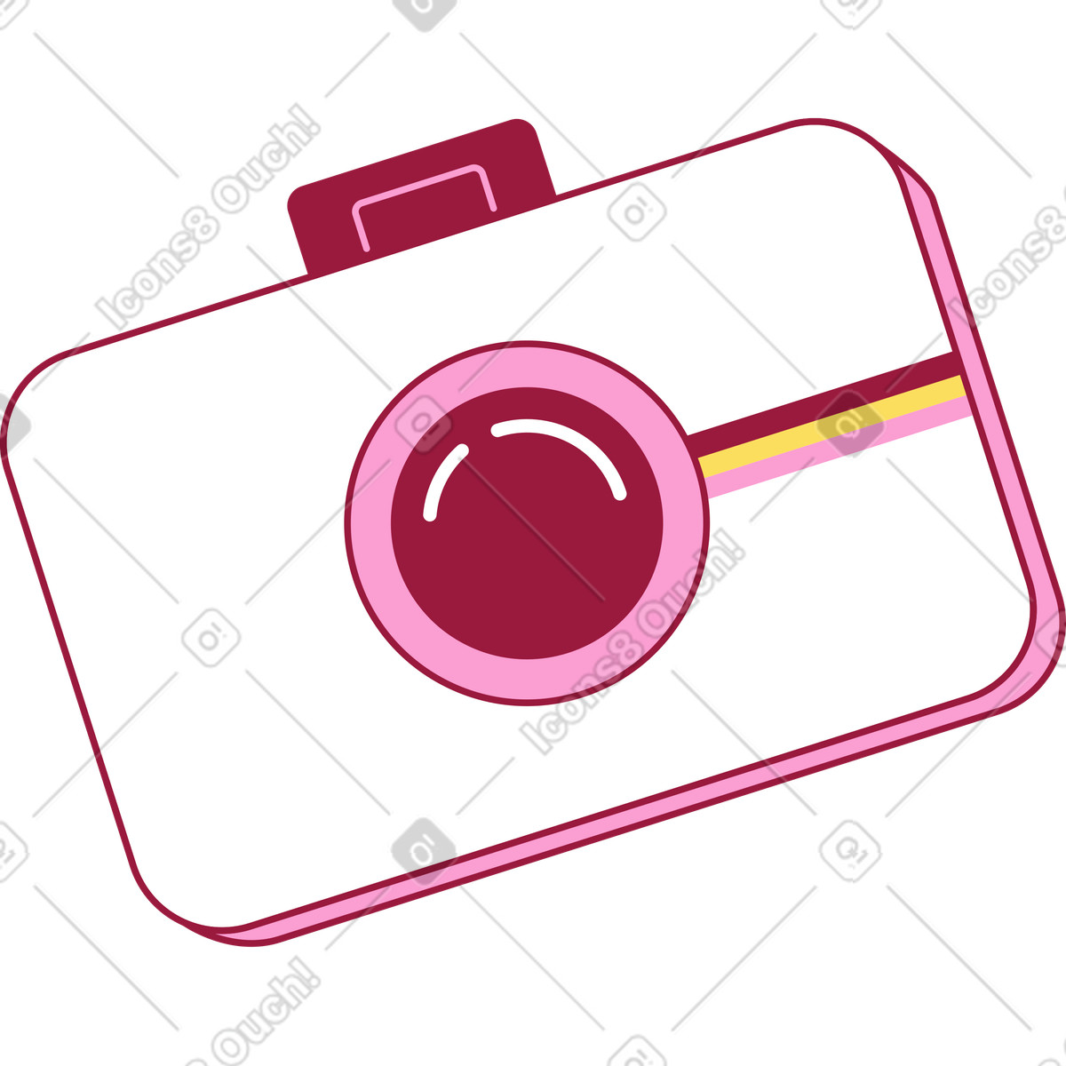 Polaroid illustrazione in stile Storyline scarica in PNG, SVG