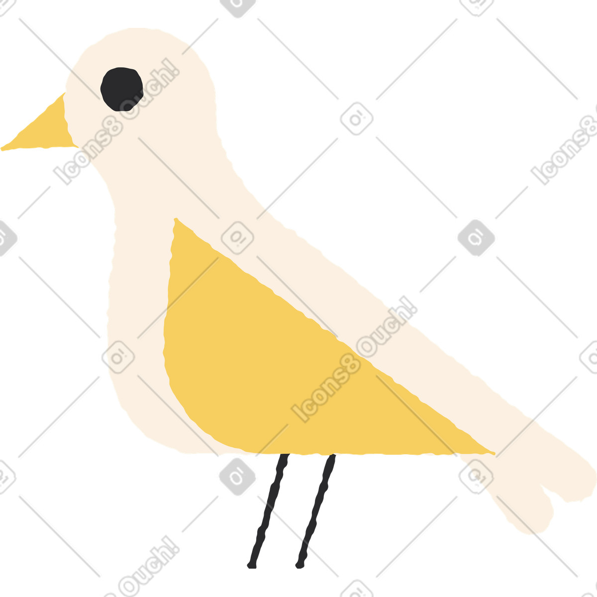 Pablo スタイルの それはどこにある のイラストをPNG、SVG形式でダウンロード