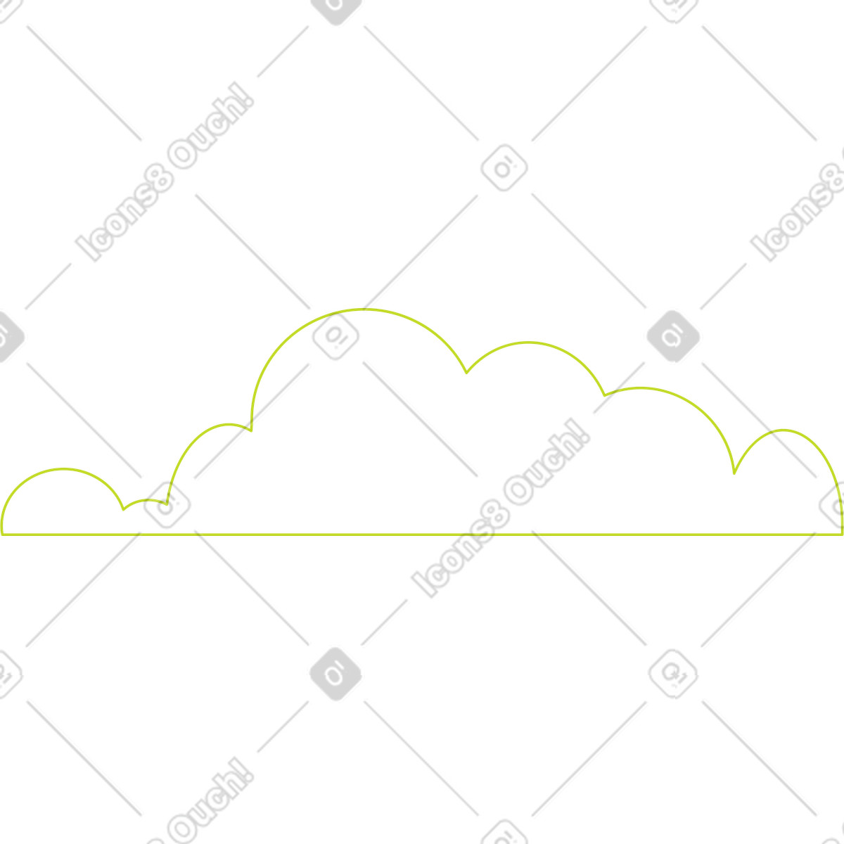 Illustration Des buissons dans le style Juicy à télécharger aux formats PNG, SVG