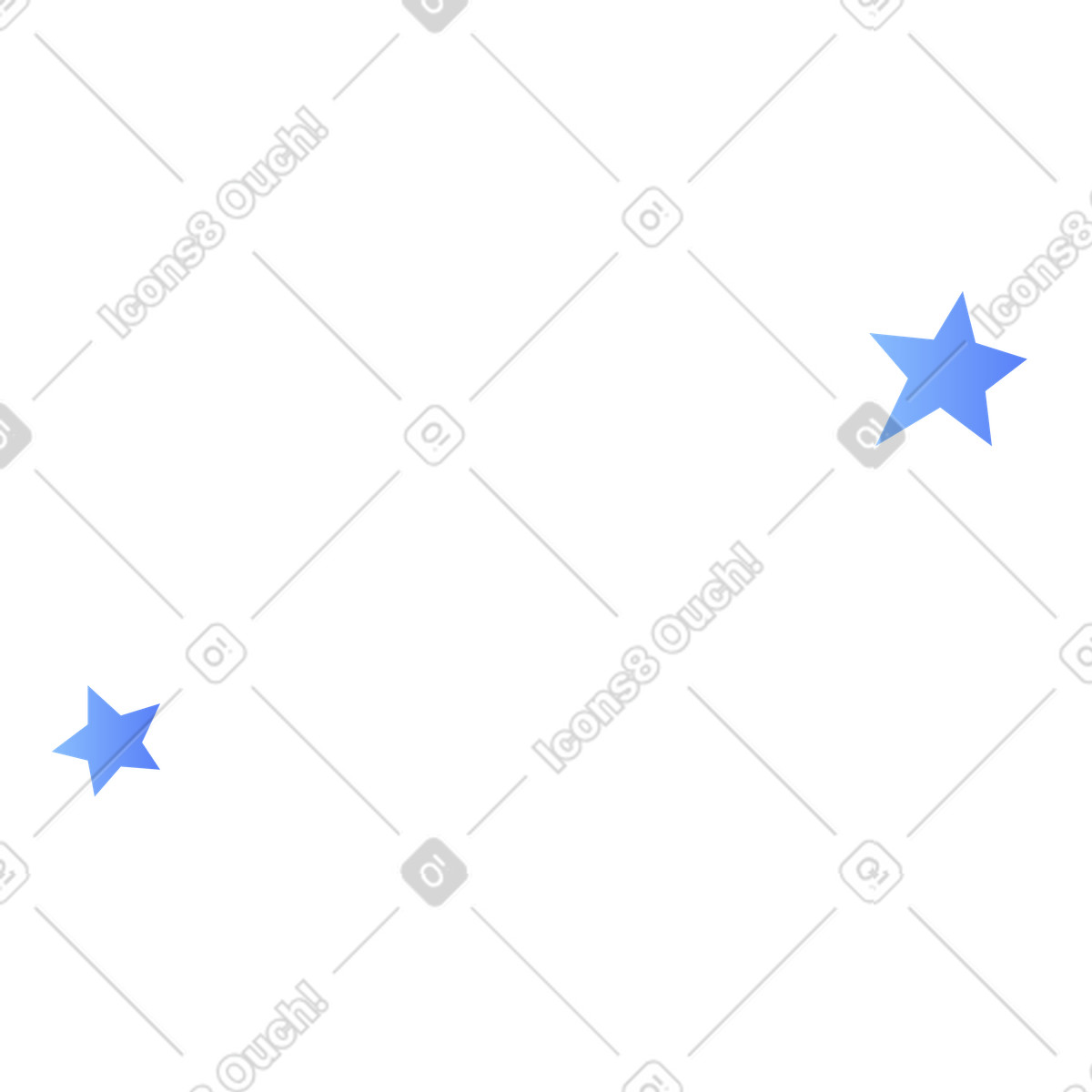 Sterne animierte Illustration im Buddy-Stil als Download in GIF, Lottie (JSON), AE