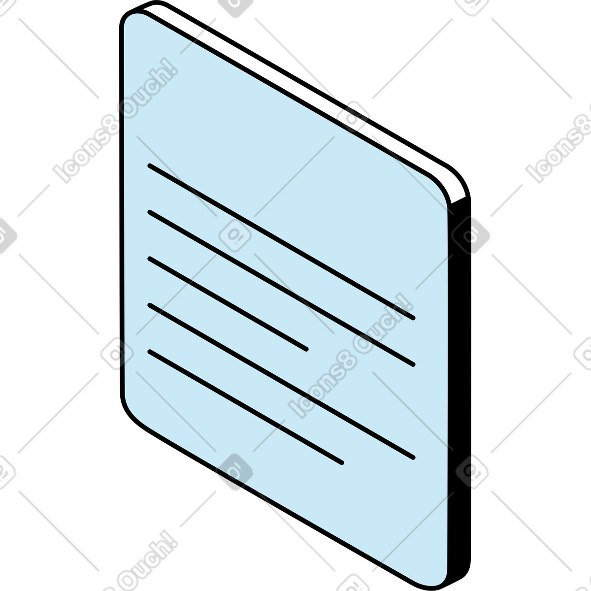 Blase mit text-Illustration im Project-Stil als Download in PNG, SVG
