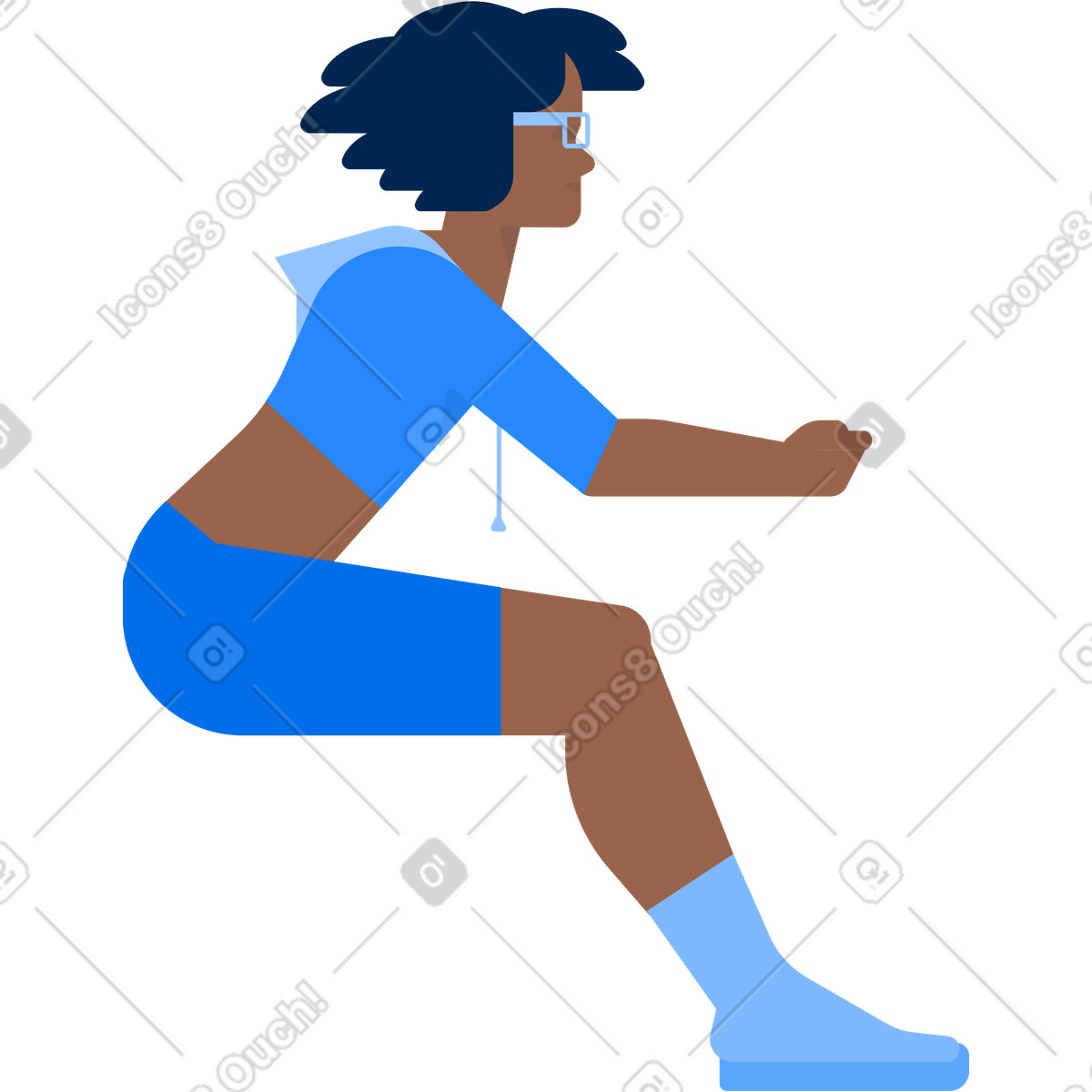 下载 Urban 风格的 女人 插画，支持 PNG、SVG 格式