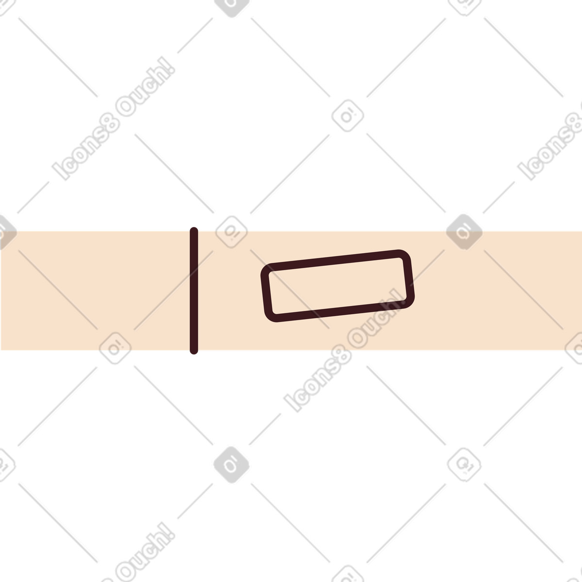 Box illustration in Folks style download in PNG, SVG