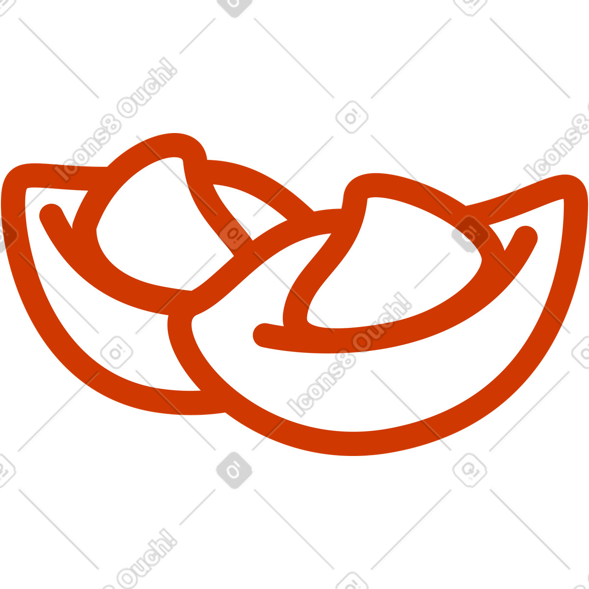 Illustration Biscuits de fortune chinois dans le style Natty à télécharger aux formats PNG, SVG