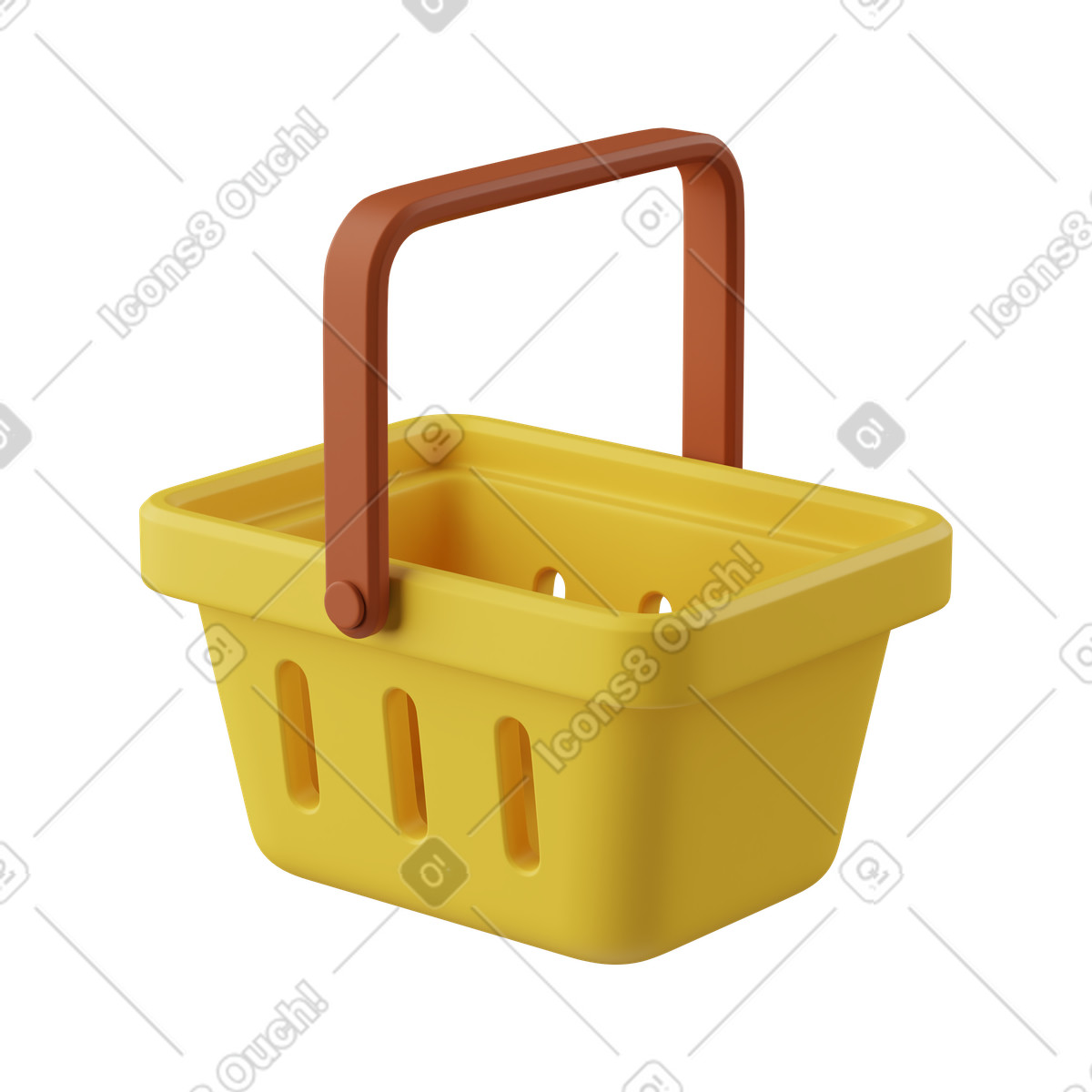 Basket illustration in PNG, SVG