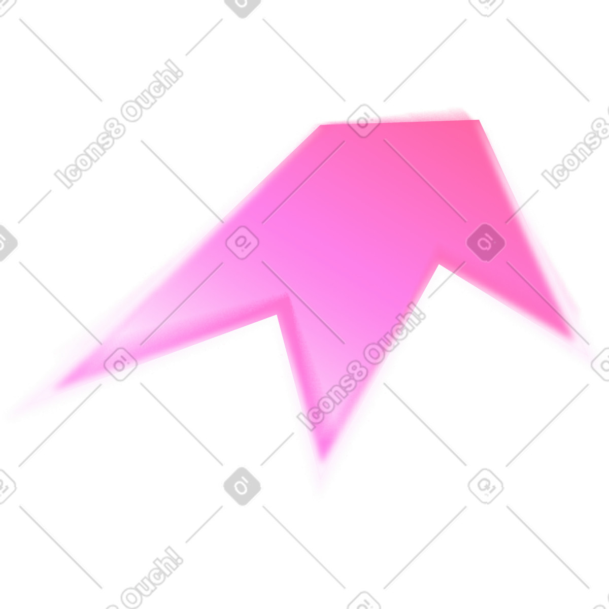 Pink flash illustration in PNG, SVG