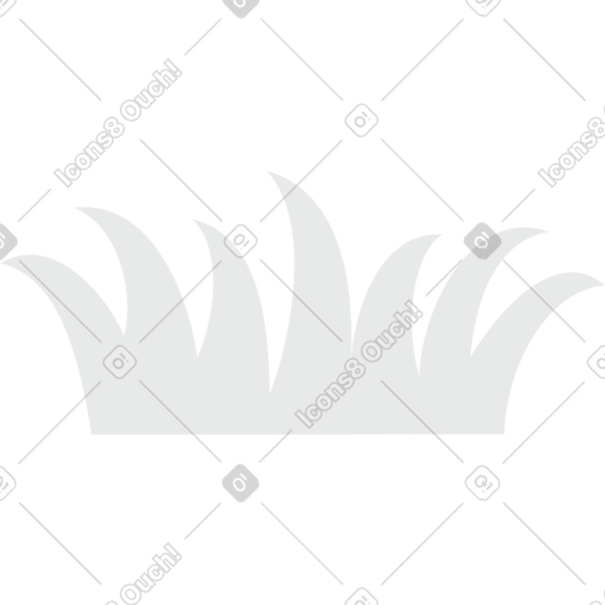 Ilustración Césped en estilo Tiny a descargar en PNG y SVG