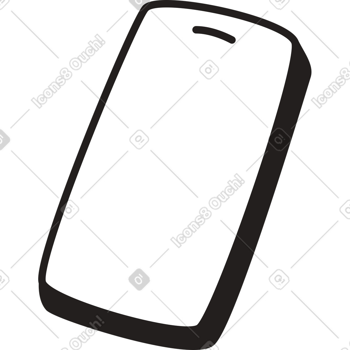 Smartphone illustration clipart vectors and graphics for every project available in PNG and SVG