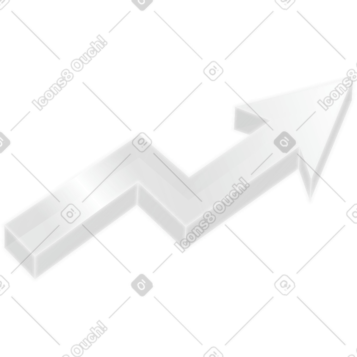 Pfeildiagramm-Illustration im Burst-Stil als Download in PNG, SVG