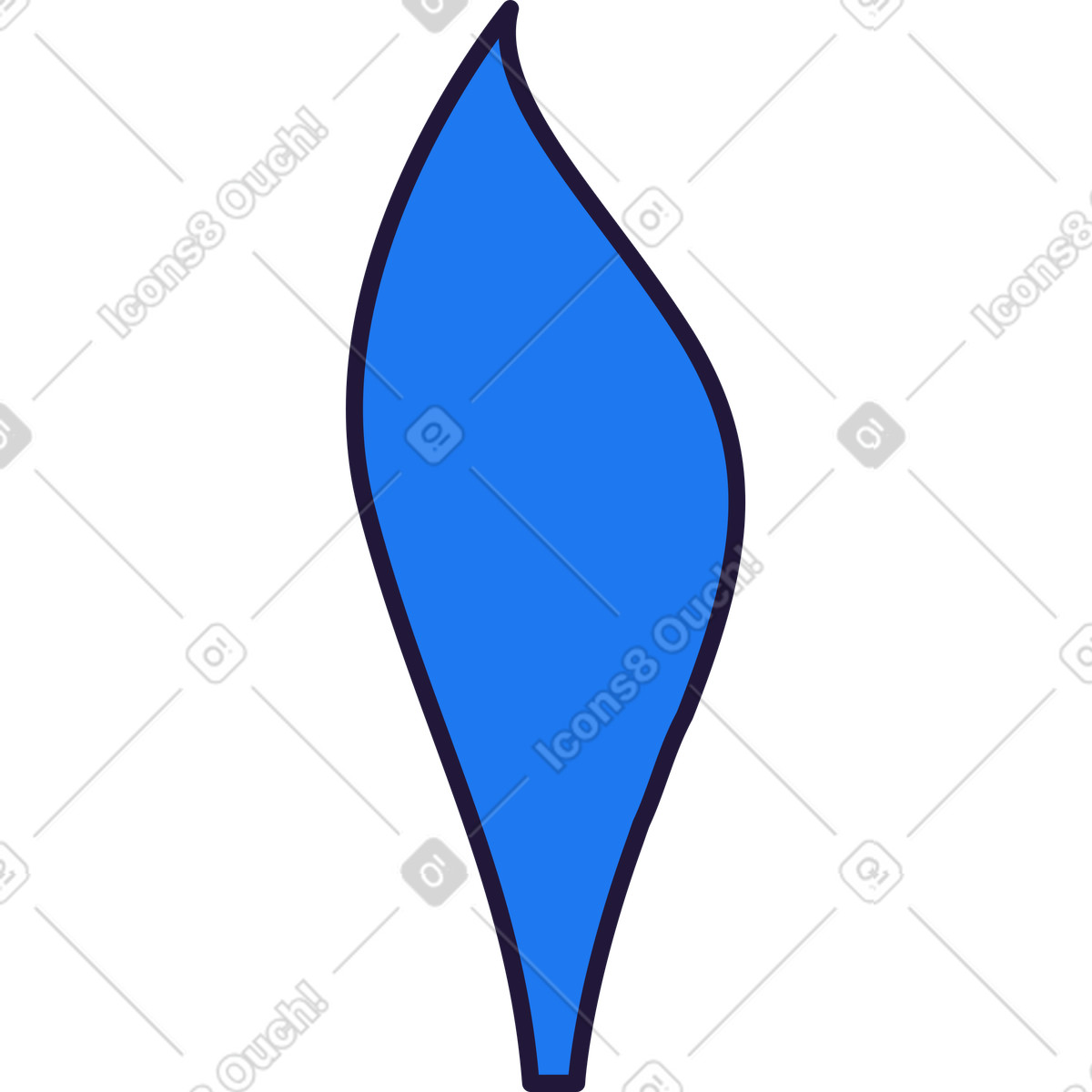 Ilustración Algas marinas en estilo Conifer a descargar en PNG y SVG