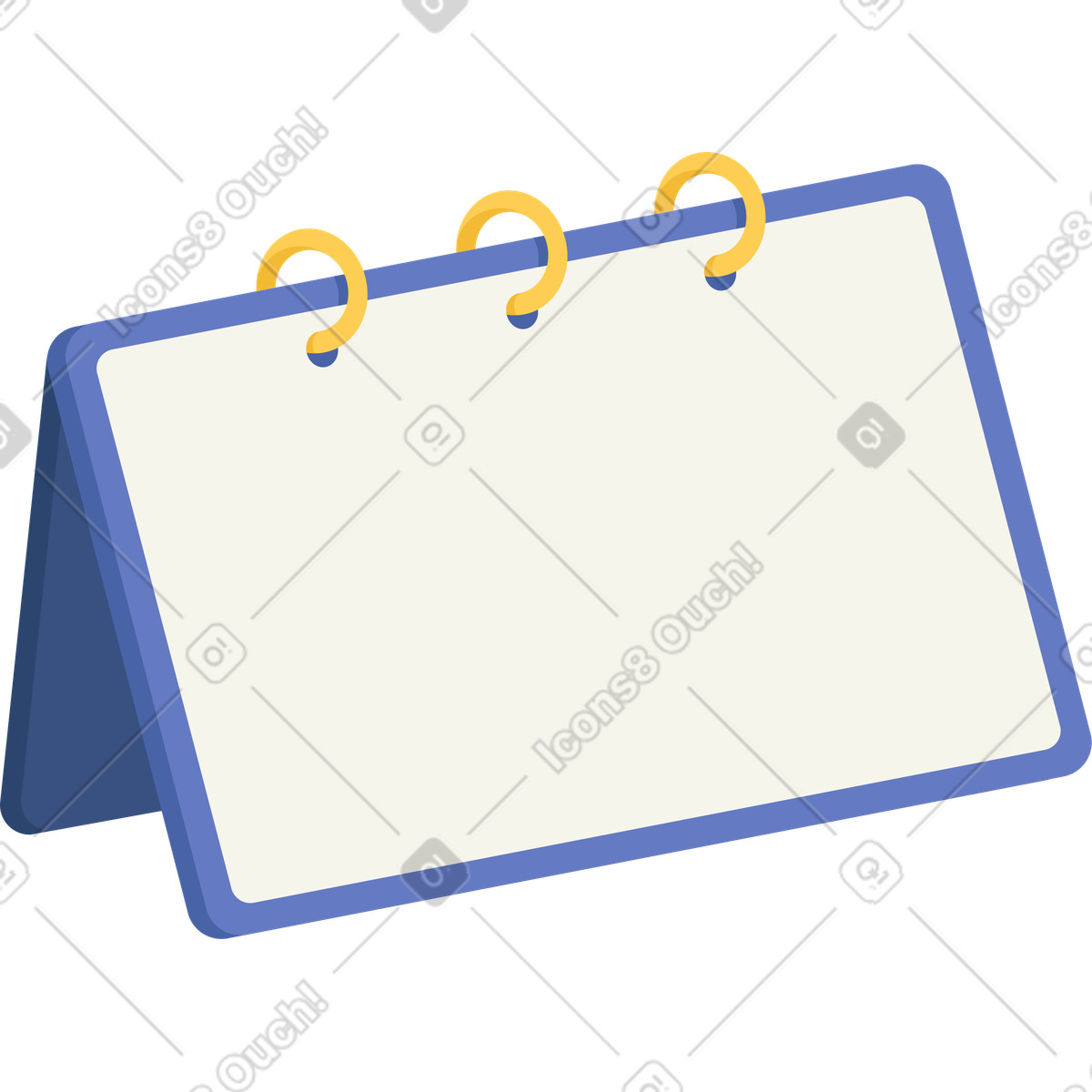 Ilustración Calendario en estilo Social a descargar en PNG y SVG