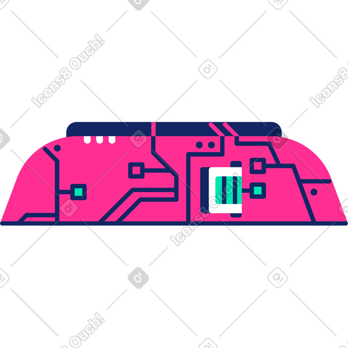 Cyborg スタイルの スタンド のイラストをPNG、SVG形式でダウンロード
