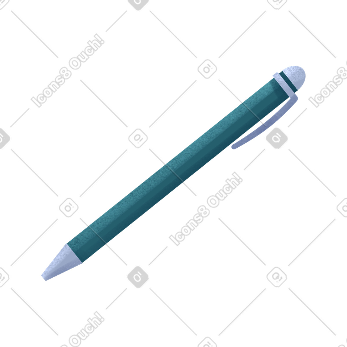 Illustration Blue pen dans le style Shine à télécharger aux formats PNG, SVG