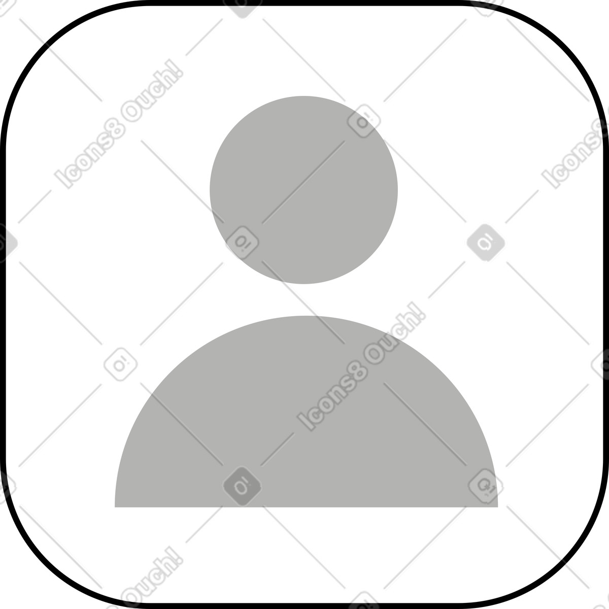 Tiny スタイルの ユーザー のイラストをPNG、SVG形式でダウンロード