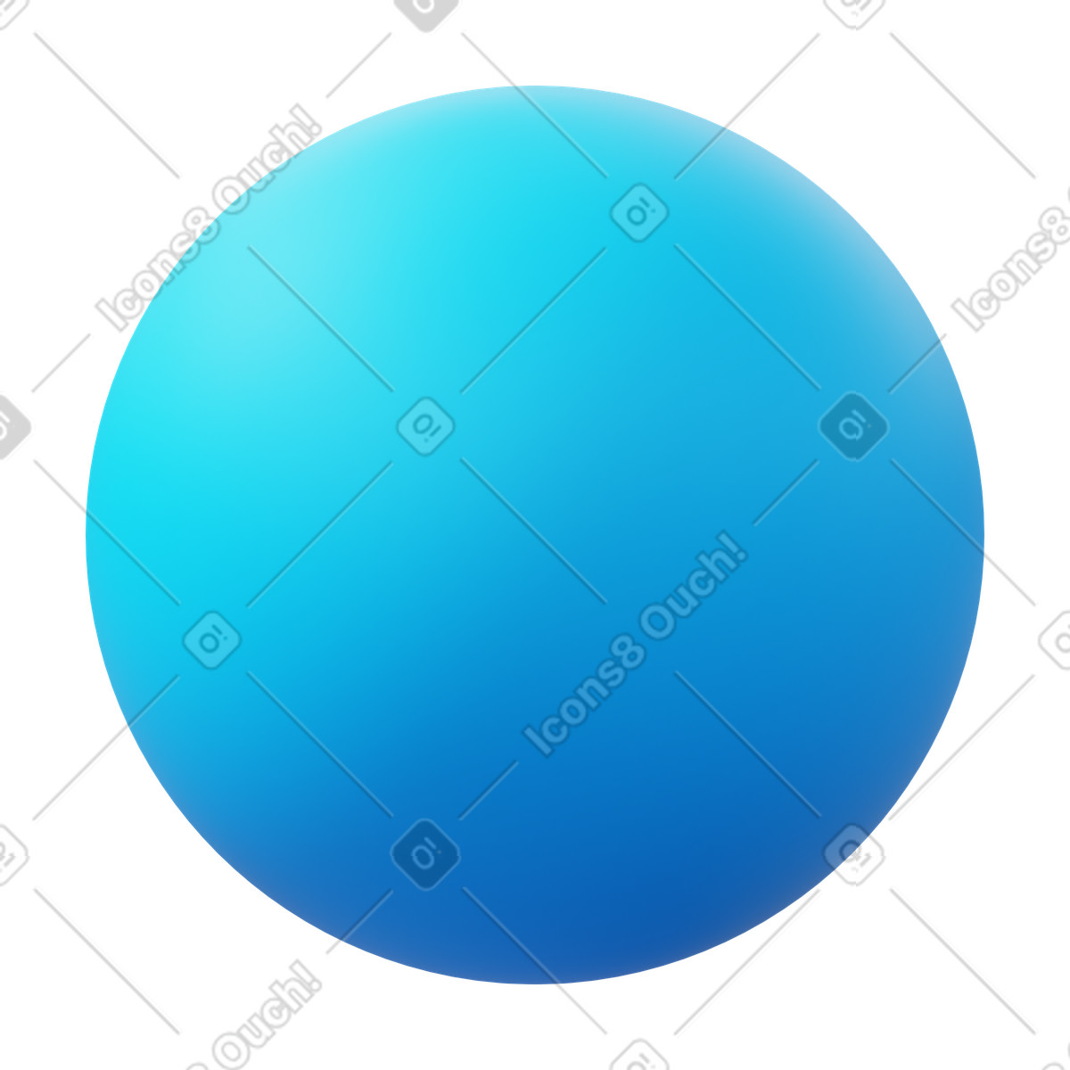 Illustration Sphere dans le style 3D Fluency à télécharger aux formats PNG, SVG