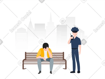 Accident with policeman  PNG, SVG