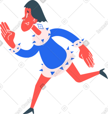 Woman running PNG, SVG