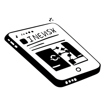 A smartphone lying on a flat surface displays a screen with the words "Breaking News" prominently featured at the top. Below the headline, there is an image, depicting a significant event, filling the screen area with impactful visuals. The smartphone's edges are sleek and modern, and a notification symbol is visible on the display, indicating an alert. The surface underneath the smartphone has a subtle texture, adding depth to the scene.