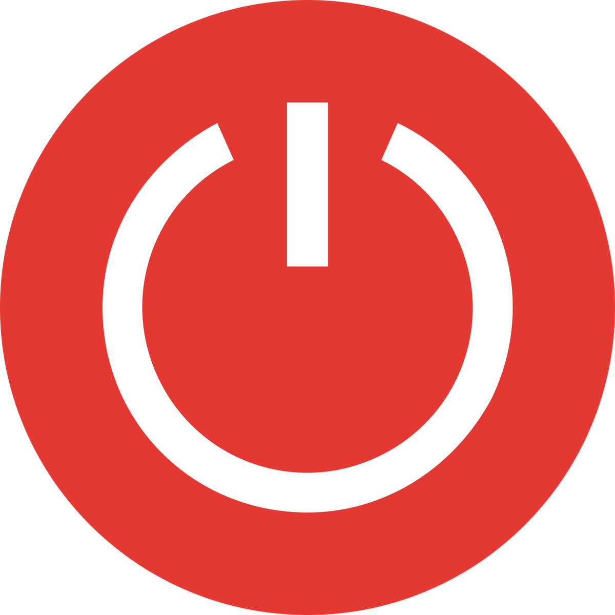 Illustration Power button dans le style Fogg à télécharger aux formats PNG, SVG
