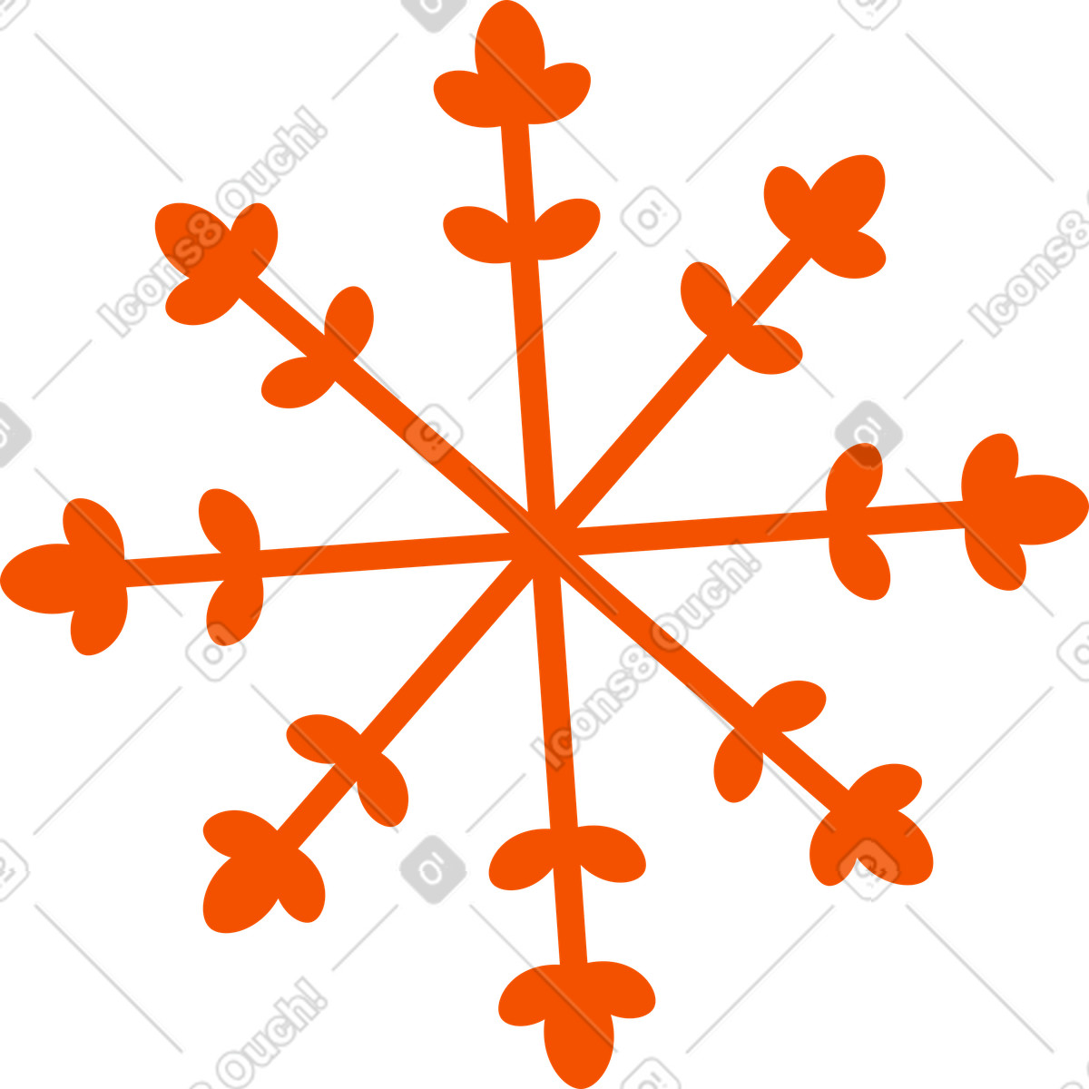 下载 Strict 风格的 雪花 插画，支持 PNG、SVG 格式