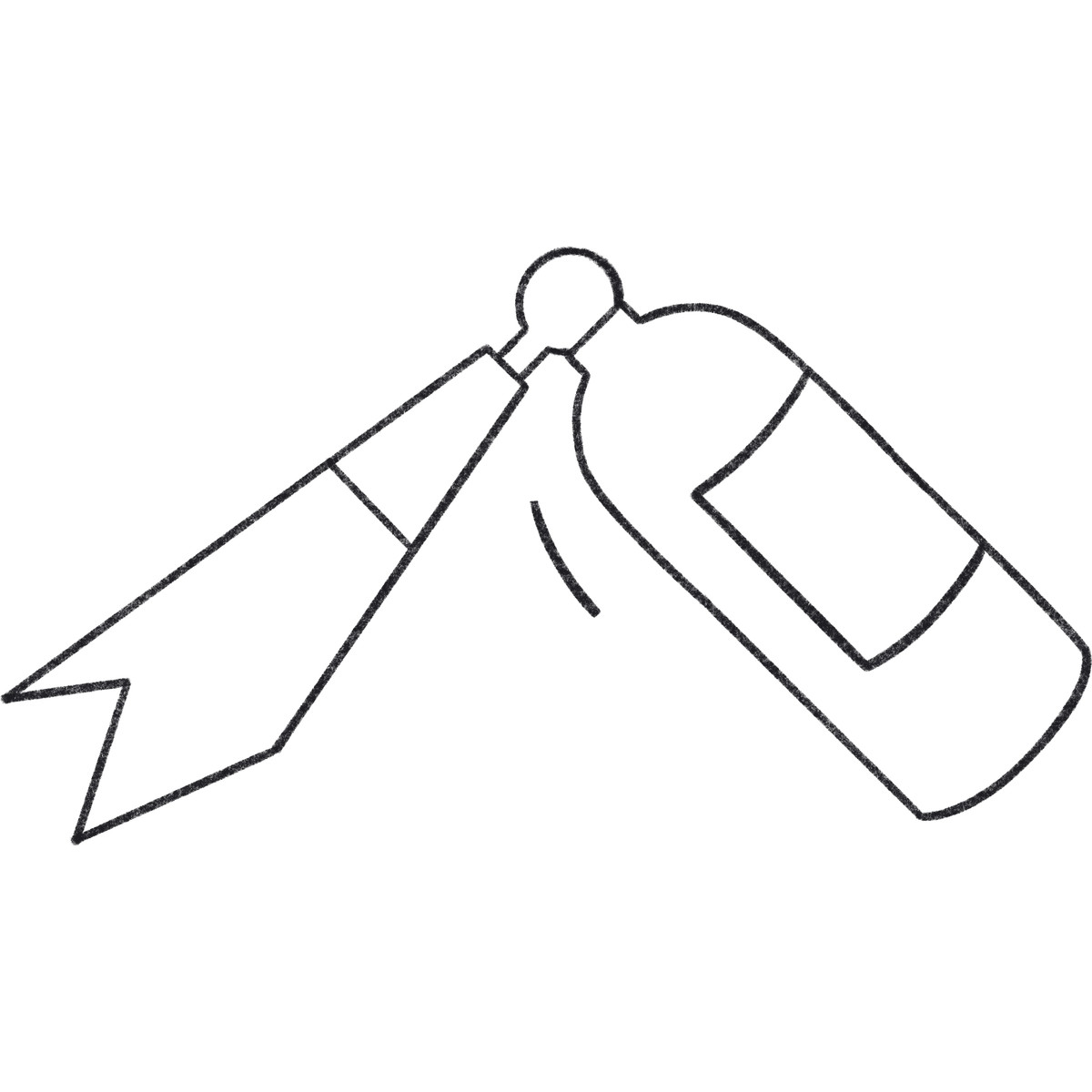 Ilustração de Fire extinguisher with foam em no estilo Bonbon Line para baixar em PNG, SVG