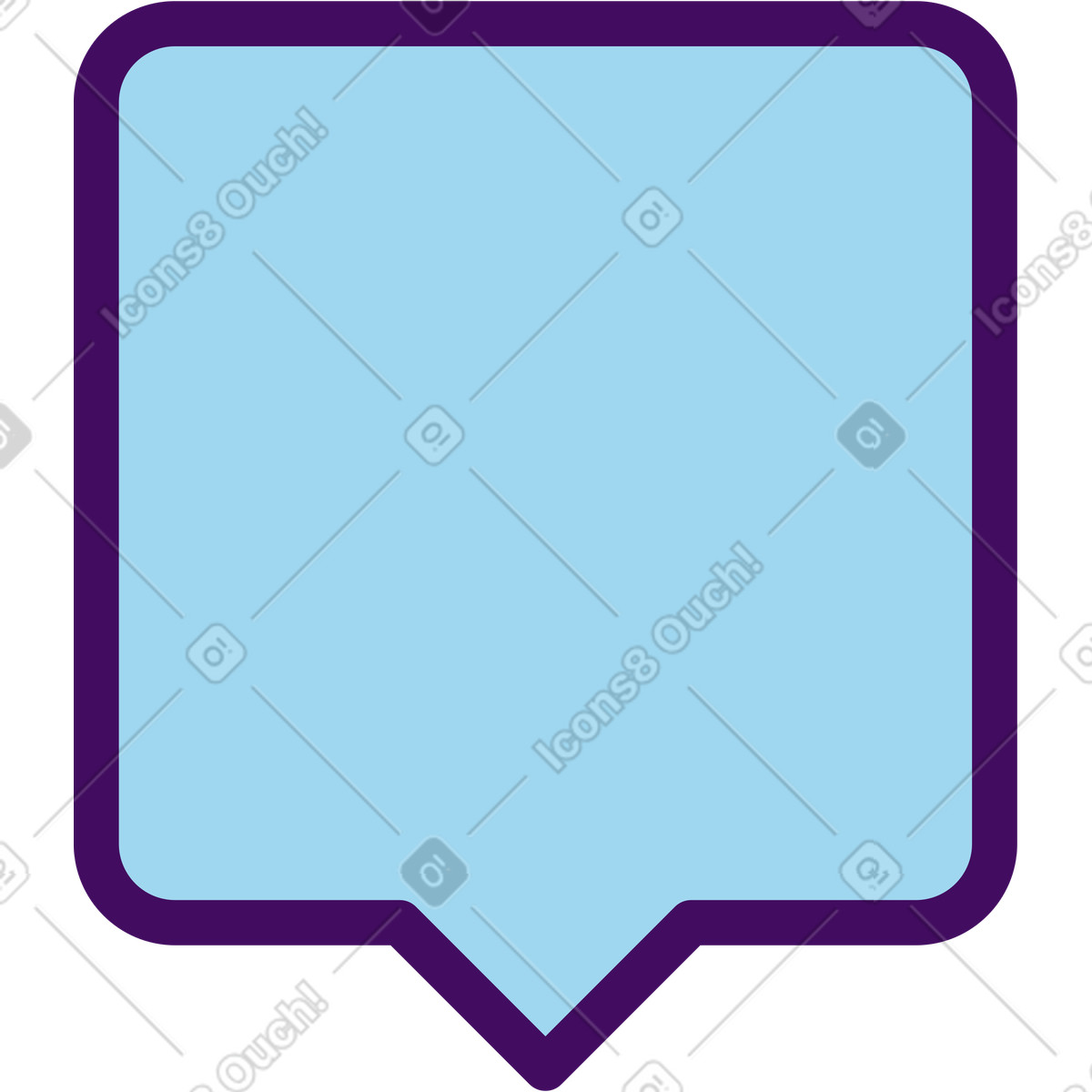 Simplistic スタイルの Bubble のイラストをPNG、SVG形式でダウンロード