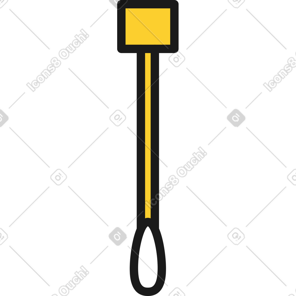 Ilustración Tubo codicioso en estilo Taxi a descargar en PNG y SVG