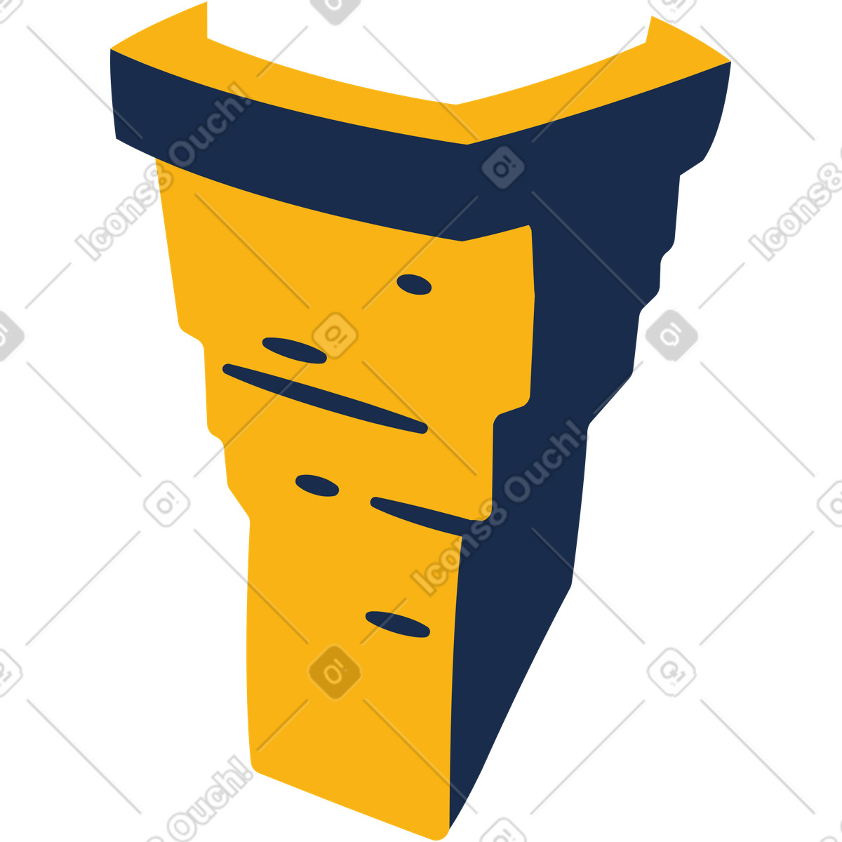 Camino illustrazione in stile Flame scarica in PNG, SVG