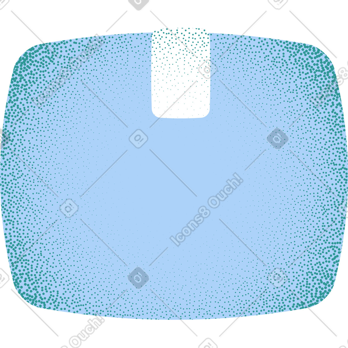 Grey delivery box with grainy texture-Illustration im Grain-Stil als Download in PNG, SVG