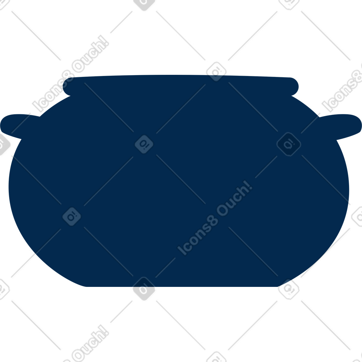 Ilustración Caldero de bruja en estilo Flame a descargar en PNG y SVG