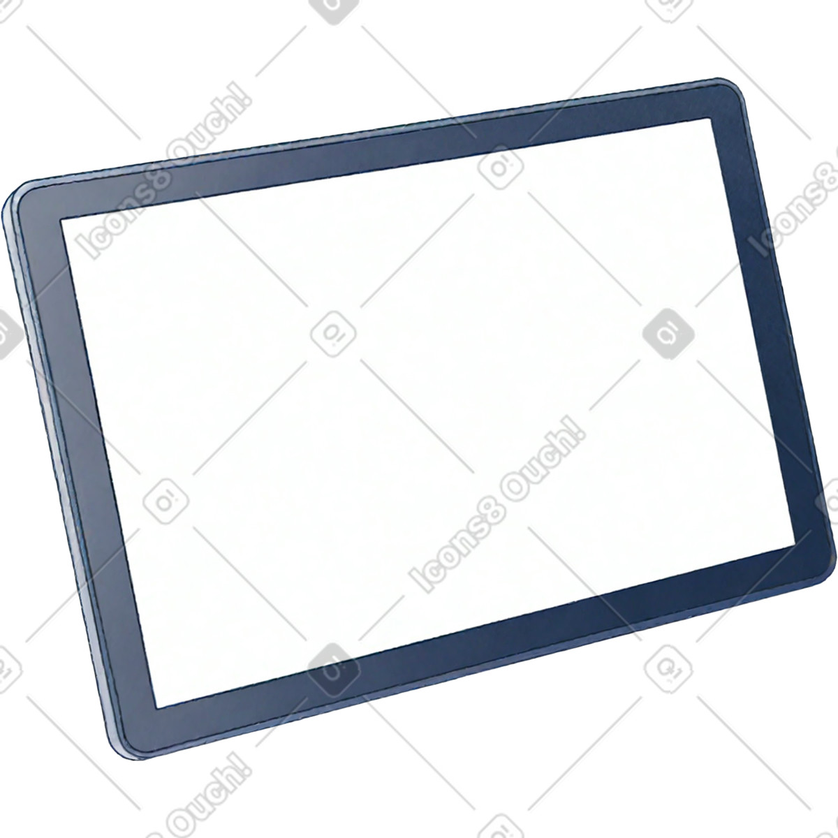Tablette-Illustration im Haze-Stil als Download in PNG, SVG