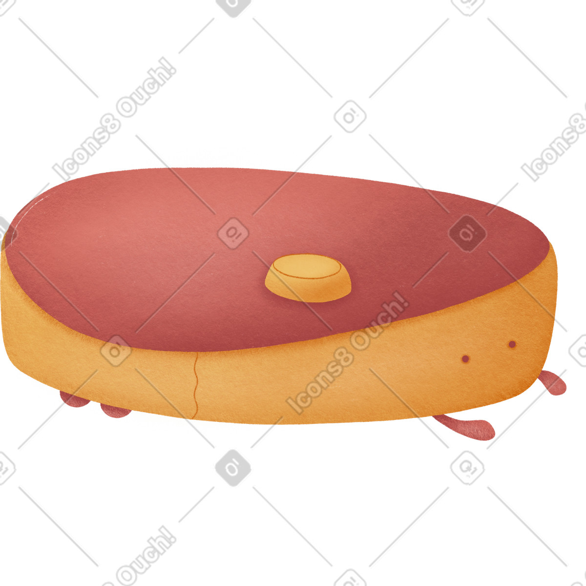 Ilustração de Aspirador pó robô em no estilo Woolly para baixar em PNG, SVG