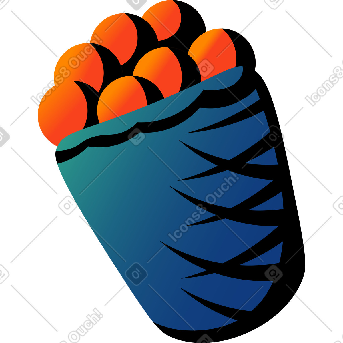 下载 Amani 风格的 水果篮 插画，支持 PNG、SVG 格式