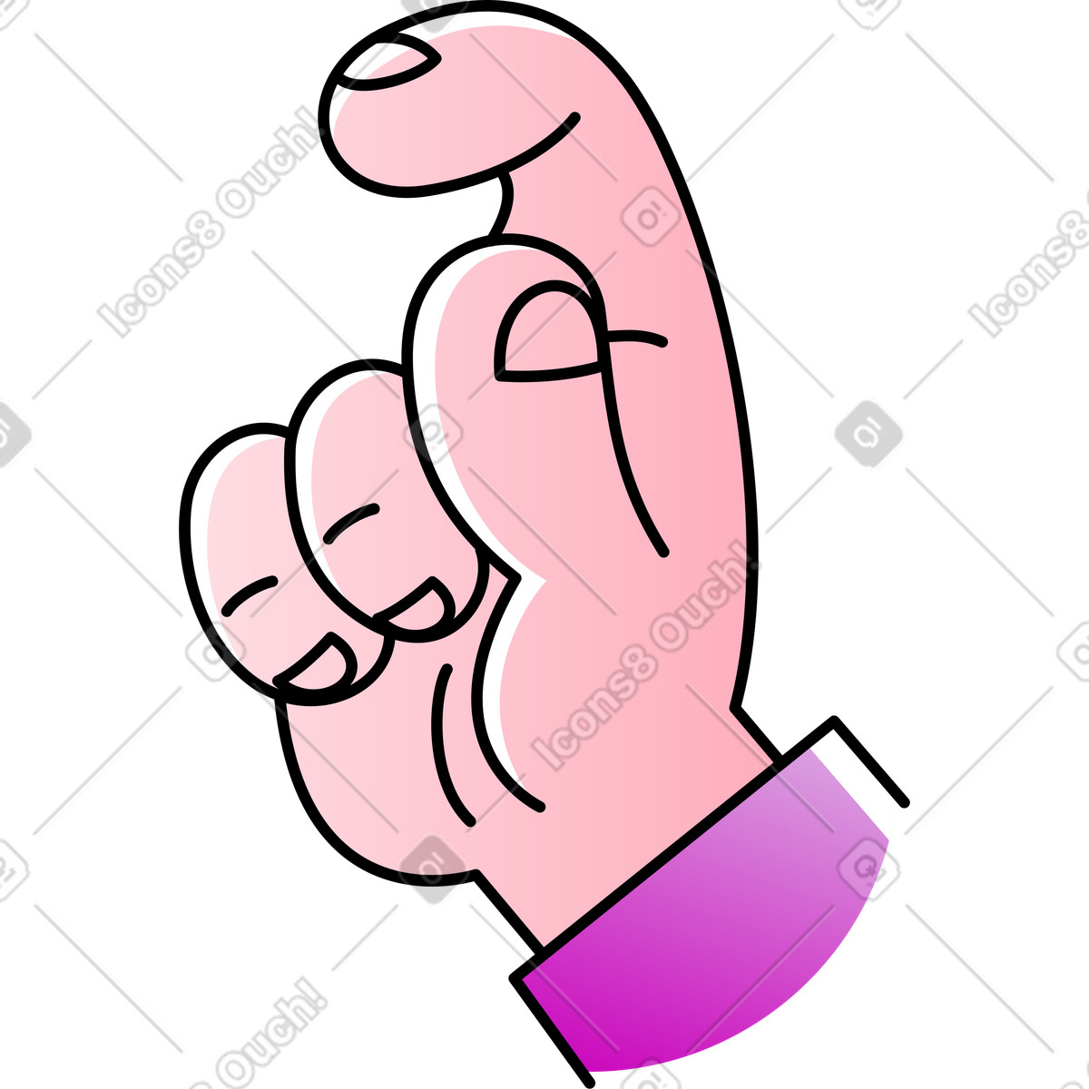 Mano che tiene qualcosa illustrazione in stile Pocus scarica in PNG, SVG