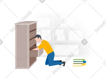 Searching a book PNG, SVG