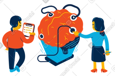 Creating artificial intelligence PNG, SVG