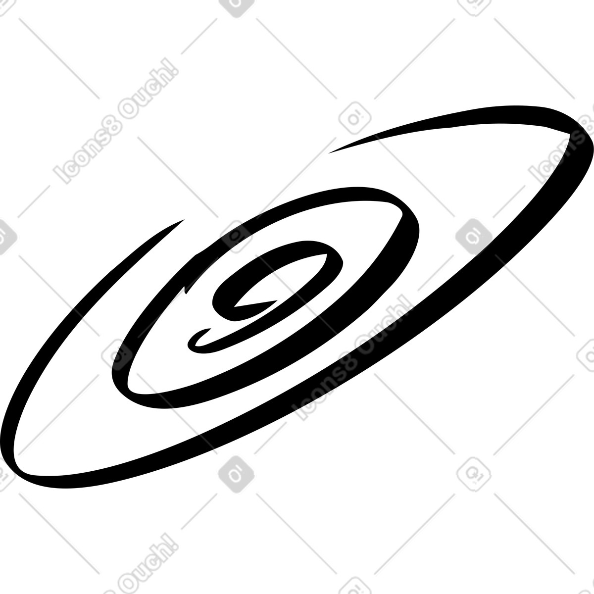 Ilustração de Linhas circulares em no estilo Line para baixar em PNG, SVG