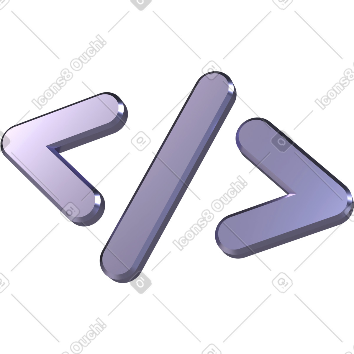 Segno del codice illustrazione in stile 3D Boost scarica in PNG, SVG