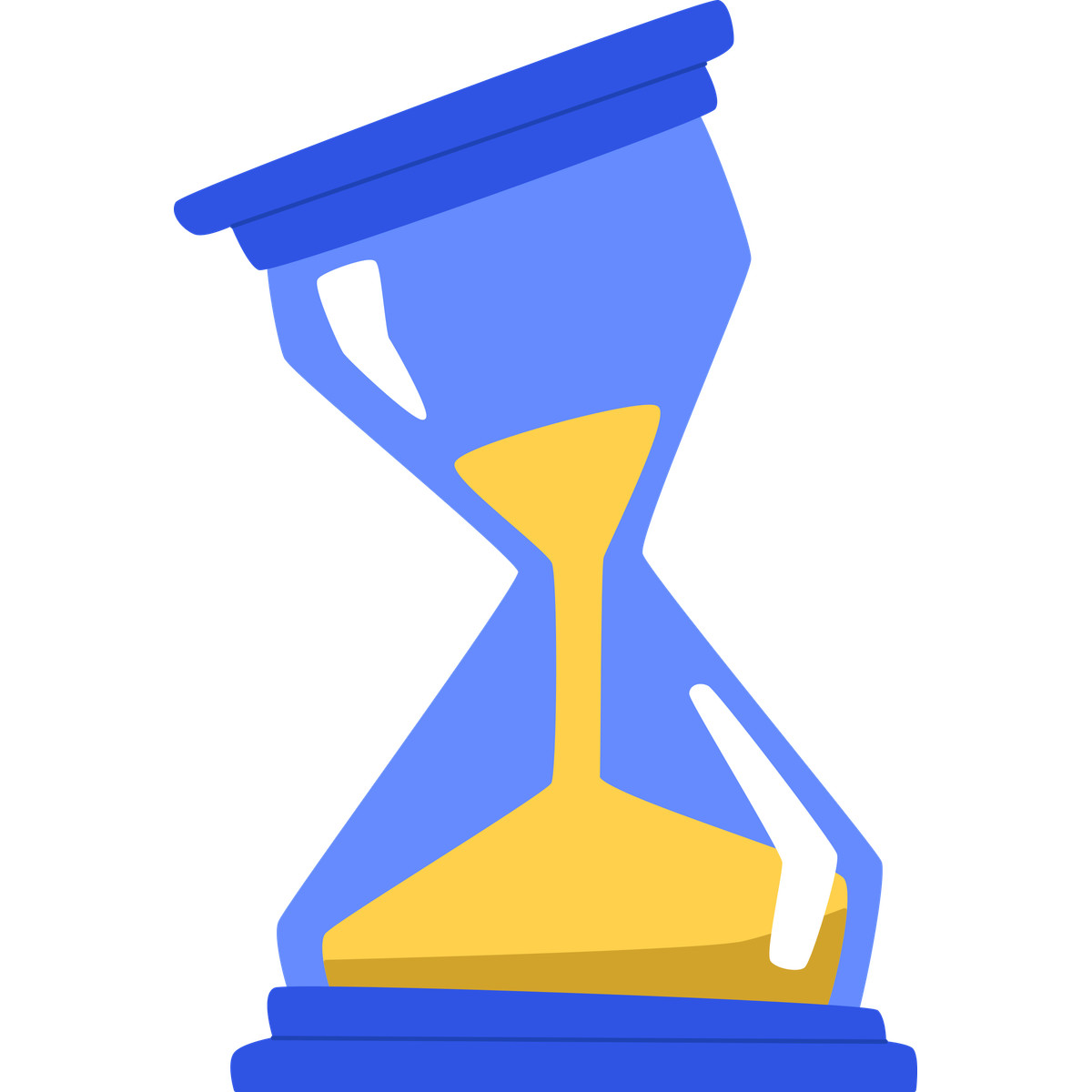 Ilustração de Hourglass em no estilo Bouncy para baixar em PNG, SVG