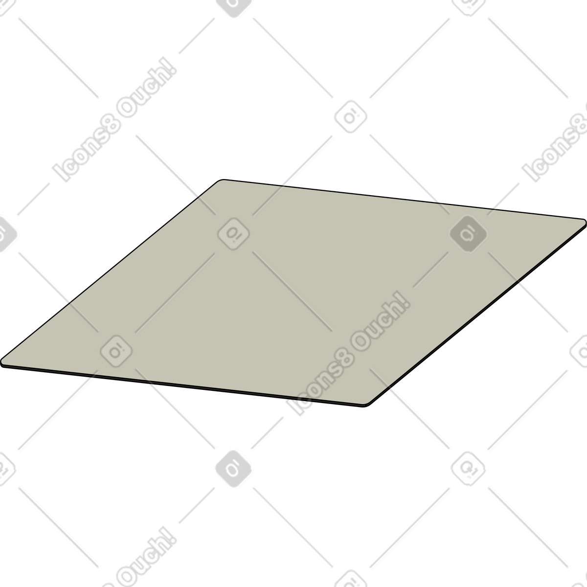 Tappettino del mouse illustrazione in stile Retro scarica in PNG, SVG