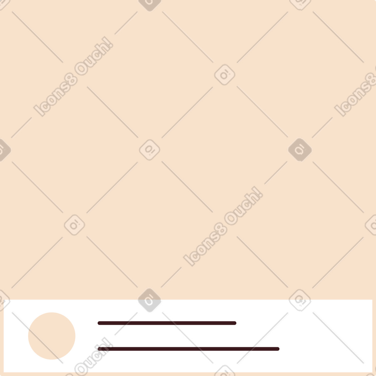 Picture with caption illustration in Folks style download in PNG, SVG
